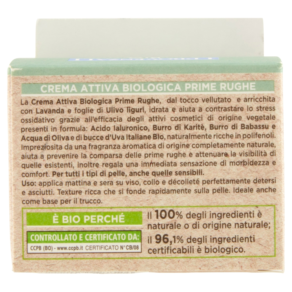 I Provenzali Bio Crema Attiva Biologica Lavanda Ligure 50 mL